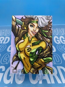 Marvel X-MEN Rogue Artist Hand Drawn Auto Sketch Card 1/1 - Picture 1 of 2
