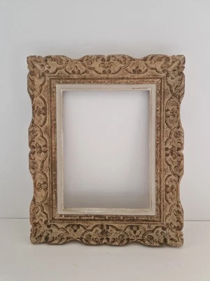 Cadre ancien Montparnasse en bois sculpté tableau antique frame - Photo 1/4