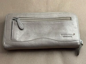 Cartera Tignanello Italiana Cuero Genuino Suave Champagne - Hecha en Italia - Imagen 1 de 4