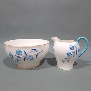 Antique Copeland Bone China Cream Jug & Sugar / Slop Bowl - Picture 1 of 12