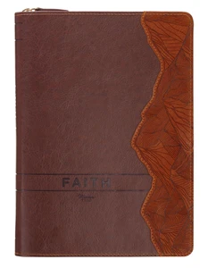 Christian Zippered Journal – Faith (Matthew 17:20) - Picture 1 of 2