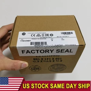 Factory Sealed AB 1768-ENBT SER A EtherNet/IP Communication Module US Free Tax - Picture 1 of 6