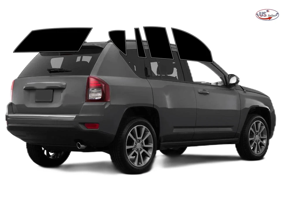 Kit de película de tinte de ventana de 2 capas precortada personalizada computarizada para Jeep Compass 2007-2016 Foto 1 de 4