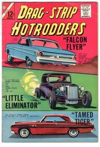 Dragstrip Hotrodders #2 Jan 1965 Charlton Silver Age Hot Rod Comic FALCON Race - Picture 1 of 2