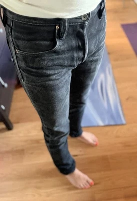 Pantalones de mezclilla extra pesados Self Edge X Iron Heart 8301S 21 oz 32x36 negros Atari Foto 1 de 4