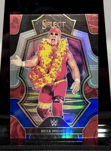 2023 Panini Select WWE #130 Hulk Hogan Premier Black and Blue Prizm /49 RARO SP! - Foto 1 di 4