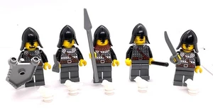 Set of 5 NEW ✨Unique✨ Lego Knight Warriors with Accessories and White Sparrows - Picture 1 of 3