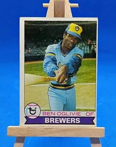 1979 Topps #529 Ben Oglivie Milwaukee Brewers scheda errore errore sbagliato - Foto 1 di 3