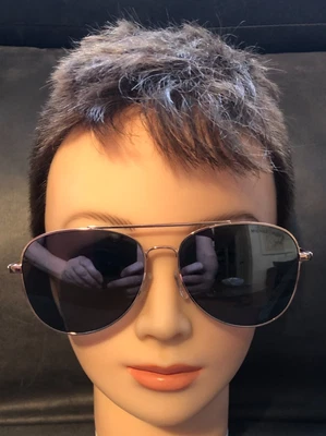 NWOT Womens Michael Kors Gold Polarized Aviator Sunglasses MK 1045 San Diego - Image 1 of 4