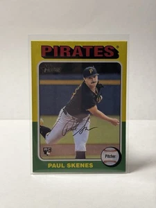 Topps Heritage Paul Skenes #594 Rookie Pirates 2024  - Imagen 1 de 2