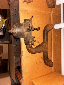 1915-1920S FORD MODEL T HOLLEY CARBUERATOR & INTAKE MANIFOLD ORIGINAL VINTAGE - Picture 1 of 10