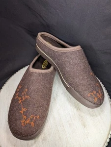 KEEN Women's Trillium Slip-on Brown Felted Wool Mule/Clog Size 9 - Picture 1 of 8