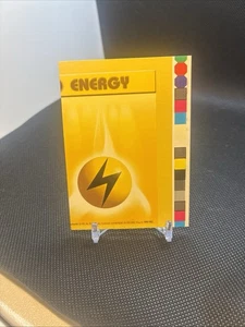 🔥 POKEMON NFC MISCUT BASE SET 1995 LIGHTNING ENERGY COLOR BAR 🔥 - Picture 1 of 2