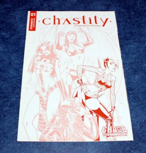 Castity #1 1:25 J Scott Campbell vestido tallado tinte foc variante 2019 casi nuevo - Imagen 1 de 1