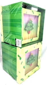2 Sets of 2 Christmas NESTING BOXES - Picture 1 of 7