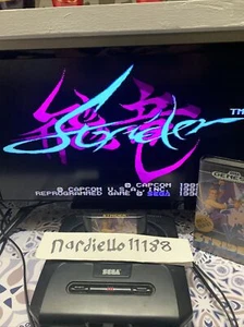 Strider Sega Genesis w/ box no manual, 1990 tested and working - Picture 1 of 8