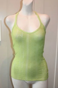 PH8 *NEW* Sporty Couture Racerback Cami Tank Top Green Lime XS NWT Bebe Sport - Picture 1 of 8