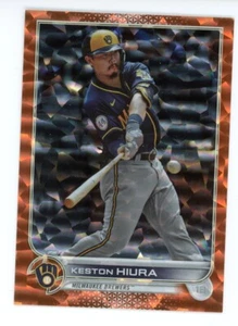 2022 TOPPS KESTON HIURA ORANGE FOIL #265 264/299 MILWAUKEE BREWERS - Picture 1 of 1