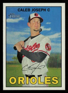 2016 Topps Heritage Caleb Joseph #71 Baltimore Orioles Baseball Card - Picture 1 of 2
