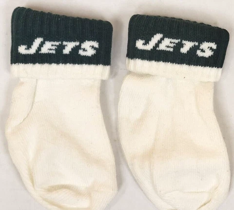 NFL New York Jets Infant-Baby Socks, New (Size 12-18 Months) (Last - 2 Pair) Cover