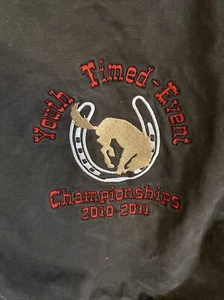 Walls Frost Pruf Brown Rodeo Embroidery Event Championship Child Coat Size 12 R - Picture 1 of 7