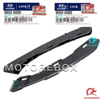 Soporte de parachoques delantero izquierdo + derecho 2 piezas ✅GENUINO✅ para Hyundai Elantra GT 2013-17 Foto 1 de 4