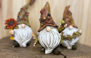 Herbst Motto Wichtel Harz Figur Urlaub Deko Herbst Geschenk Andenken - Bild 1 von 5