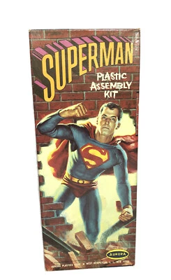 1963 Aurora #462-98 Superman Model Kit BOX ONLY - Image 1 of 4