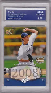 CLAYTON KERSHAW 2008 UD Timeline RC Graded GEM MINT 10 ROOKIE CARD $$ Dodgers! - Picture 1 of 1