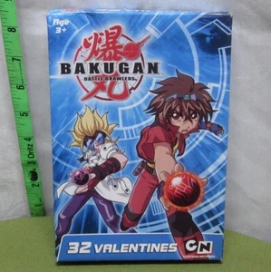 BAKUGAN Battle Brawlers NWT Valentine’s Day cards Cartoon Network anime Japan - Picture 1 of 2
