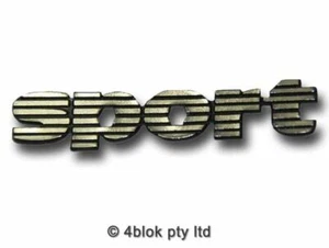 HDT VL Sport Badge Small Holden Commodore Genuine Metal 40219 / BAHDTL7 - Picture 1 of 4