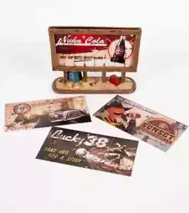 Fallout Desktop Billboard Sign Statue Nuka Cola Bottle Official Sold Out NEW - Picture 1 of 9