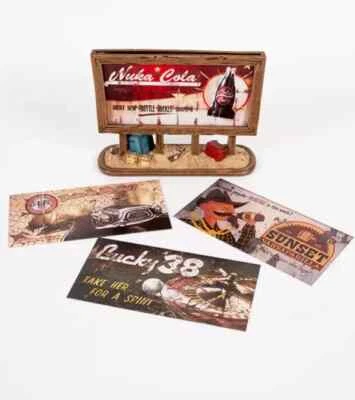 Fallout Desktop Billboard Sign Statue Nuka Cola Bottle Official Sold Out NEW - Image 1 of 4