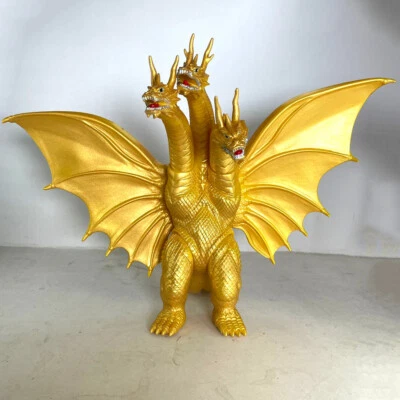 Godzilla King of the Monster Ghidorah 3 Heads Gold Dragon 12" Action Figure BULK - Image 1 of 4