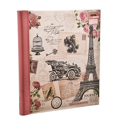 Arpan Pink Travel Large Self Adhesive Photo Album 20 Sheets 40 Sides - CL-FL40 - Image 1 of 4