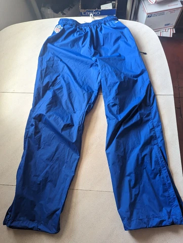 Nike Pants Men's Large Blue NFL Storm Fit On Field Rain Cover