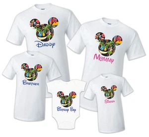 Disney Mickey Minnie Hawaii Family Vacation T-Shirt Disneyland Cruise Matching - Picture 1 of 12