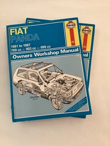 Haynes Fiat Panda 1981-1987 769, 903, 999cc Owners Workshop Manual Hardback X2 - Picture 1 of 7