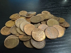 1995 CIRCULATED CANADA SMALL CENT FULL ROLL 50 COINS - Picture 1 of 1
