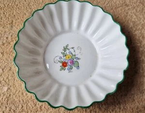 Vintage Shelley England Art Deco Circular Fluted Jam Dish 10.5cms - Picture 1 of 5