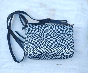 Wallflower Black/White Shoulder Bag Crossbody with Adjustable straps - Picture 1 of 6