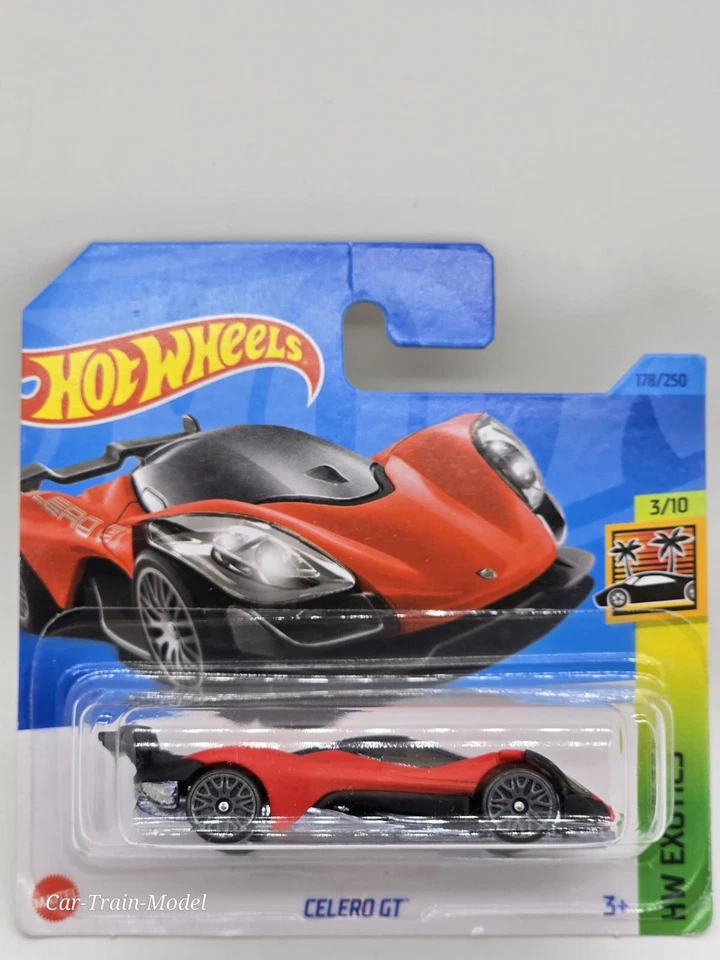 Celero GT - HW Exotics 3/10 HOT WHEELS 1:64 1/64 - Immagine 1 di 1