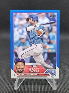 2023 Topps Update Serie Marcus Semien All Star Royal Blue SP #ASG-12 Rangers - Bild 1 von 2