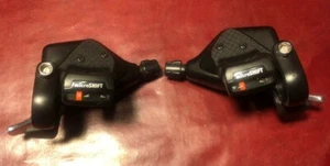 Microshift Thumb Shifters 3x9 Speed - Very Good Condition - Picture 1 of 12