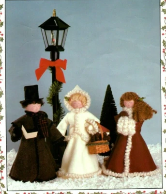 A Christmas Carol Doll Pattern Wood Styrofoam Sewing Cottage Country Folk - Image 1 of 2