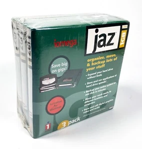 iomega Jaz - Lot de 3 disques 1 Go - Formaté pour Mac Macintosh - Photo 1/3