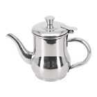 Convenient Handle Shape Stainless Steel Oilcan Enhance Your Cooking Experience