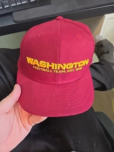 New Era Washington Football Team schwarz weiß 59Fifty 5950 Patch Fitted Cap Mütze - Bild 1 von 4