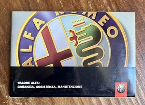 ALFA ROMEO - Valore Alfa: Garanzia, Assistenza, Manutenzione - 2002 - Foto 1 di 4