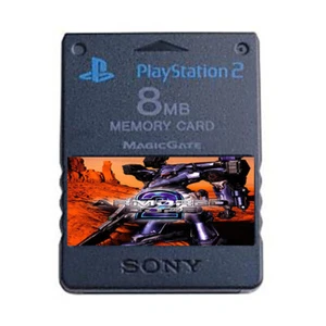 Tarjeta de Memoria Oficial Armored Core 2 PS2 Desbloqueado Ahorros Completos - Imagen 1 de 1